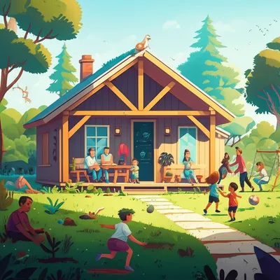 Illustration settle