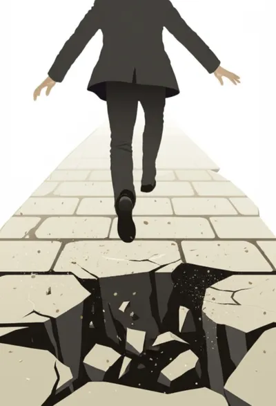 Illustration stumbling - Image 1