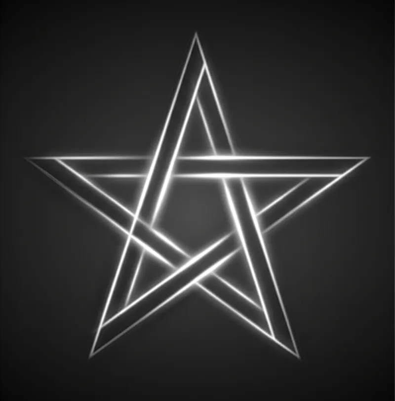 pentagram background