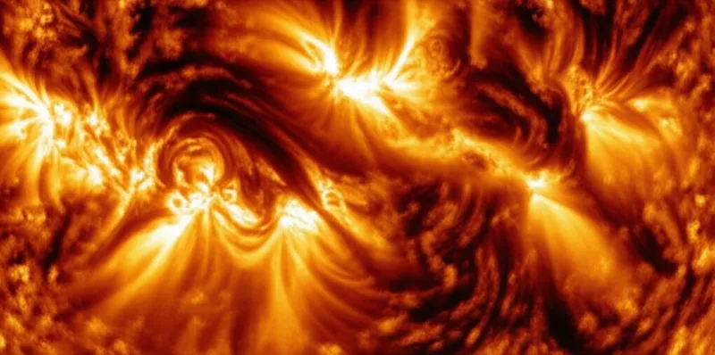 の視覚的イラスト plage: 太陽彩層の明るい領域 - 画像 1