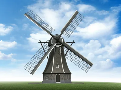 Illustration windmill - Image 1