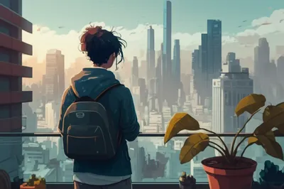 Illustration overlooking - Image 1