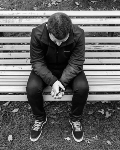 Illustration slouching