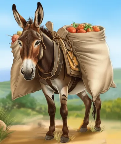 Illustration packsaddle