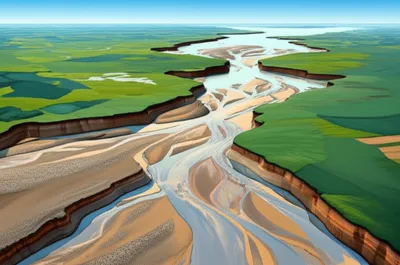 Illustration alluvium