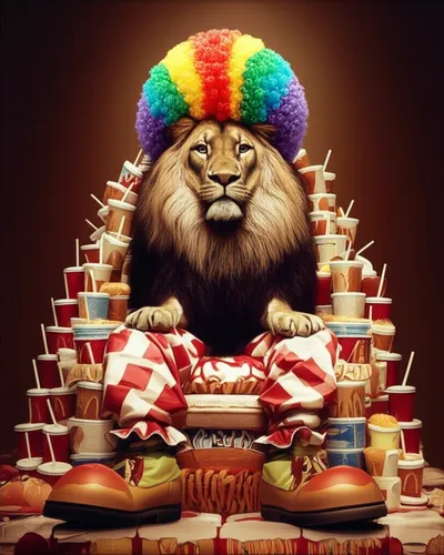 Illustration travestied