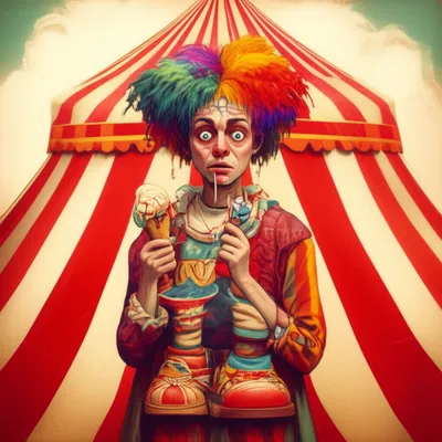 Illustration clown - Image 1