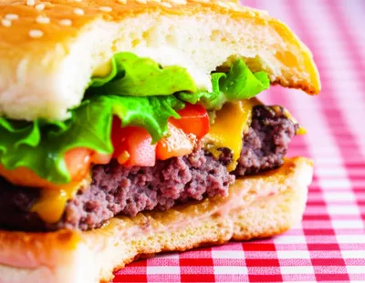 Illustration hamburgers