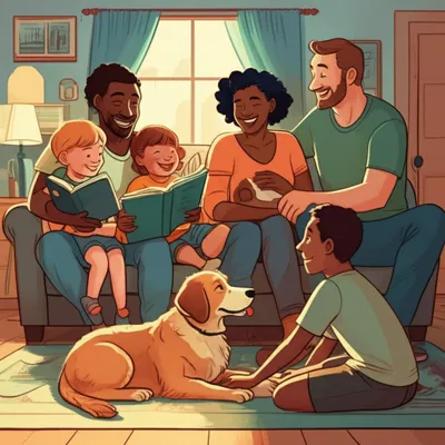 Illustration familiar - Image 1