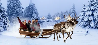 Illustration sleigh - Image 1