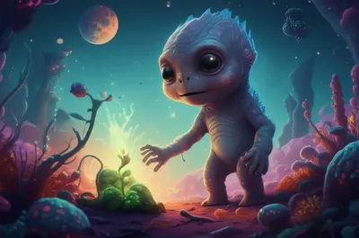 Illustration extraterrestrial