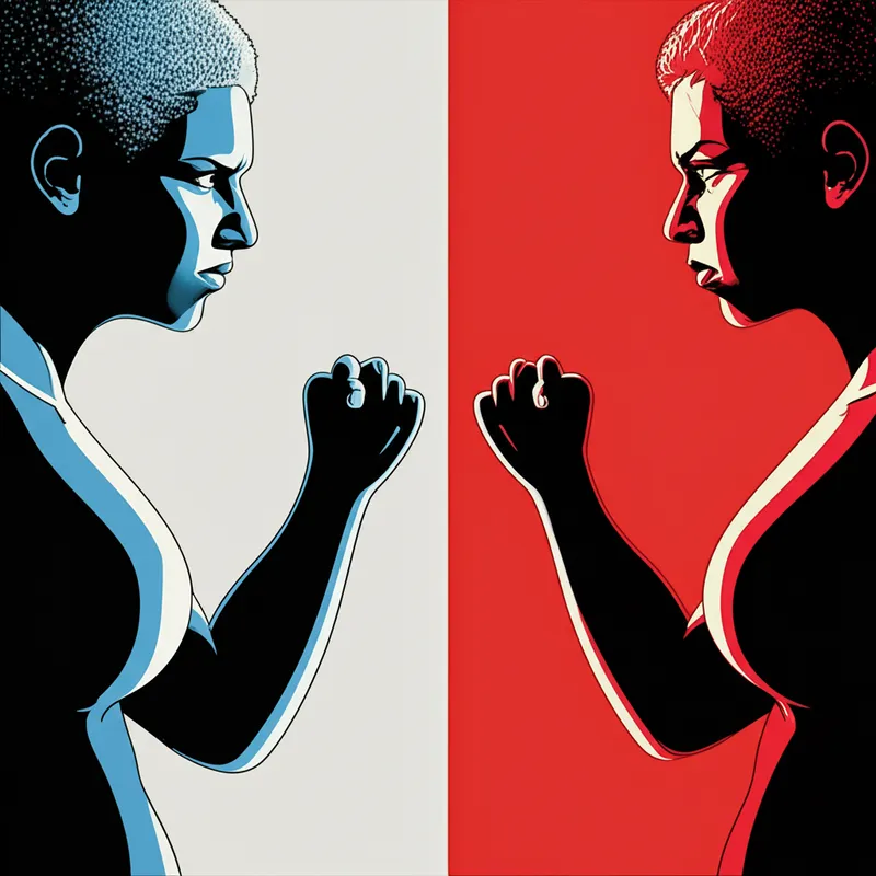 Ilustración visual de la palabra "hostility" - Hostilidad, enemistad