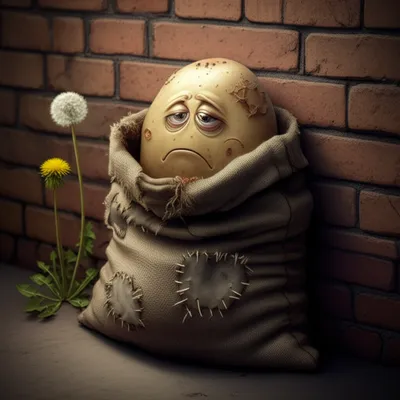 Illustration beggar - Image 1