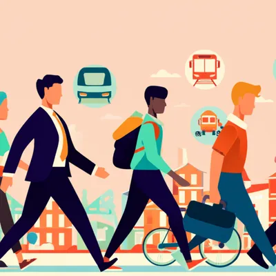 Illustration commuting - Image 1