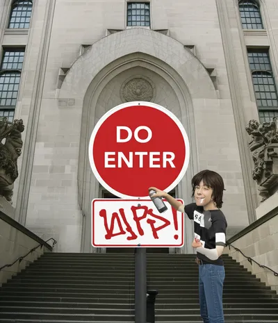 Illustration contumacious