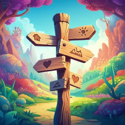 Illustration guidepost