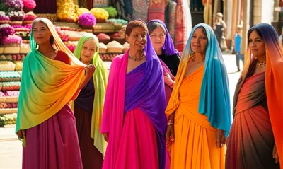 Illustration saris - Image 1