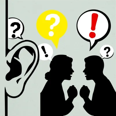 Illustration earwigging - Image 1