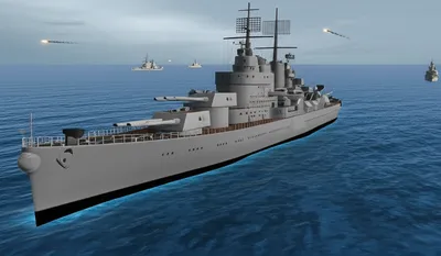 Illustration battleship