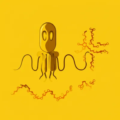 Illustration ochre - Image 1