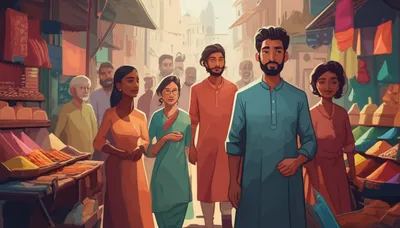 Illustration kurti - Image 1