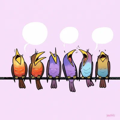 Illustration gossiped - Image 1