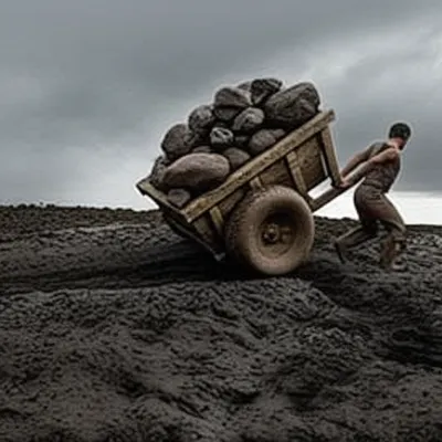 Illustration labouring - Image 1