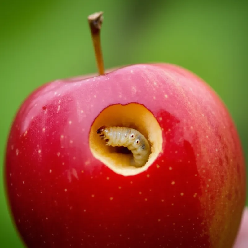 Visuelle Darstellung für das Wort „made" - Made, Larve