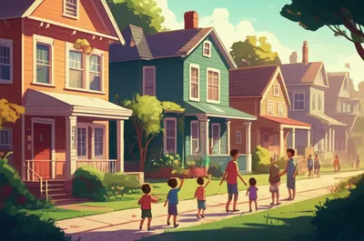 Illustration neighborhoods