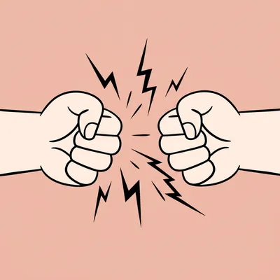 Illustration quarrelsome