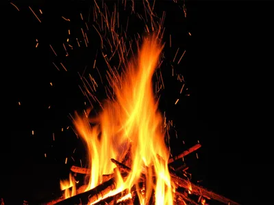 Illustration flaming