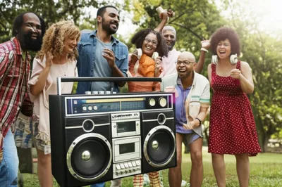 Illustration boombox - Image 1