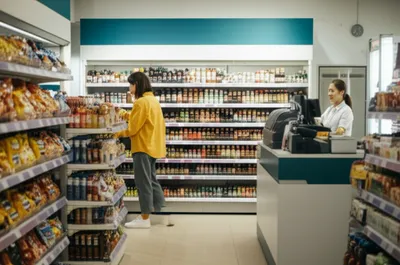 Illustration superette