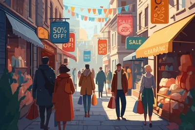 Illustration street - Image 1