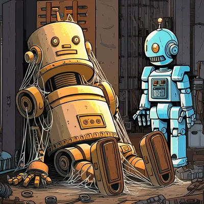 Illustration superannuated - Image 1