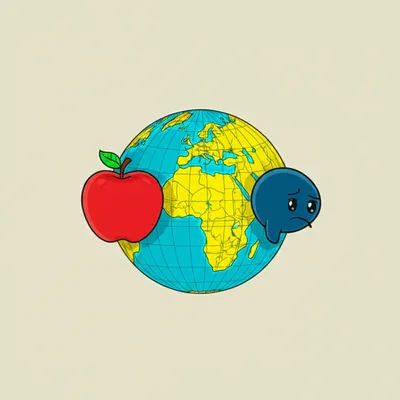 Illustration diametrically