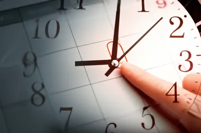 Ilustración visual de la palabra "today" - Hoy