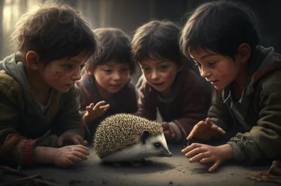 Illustration urchins - Image 1