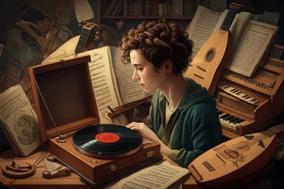 Illustration musicologist