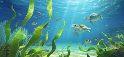 Illustration seagrass