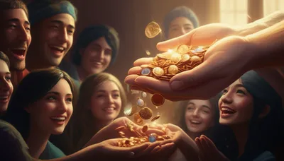 Illustration openhanded - Image 1