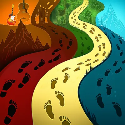 Illustration footprints - Image 1