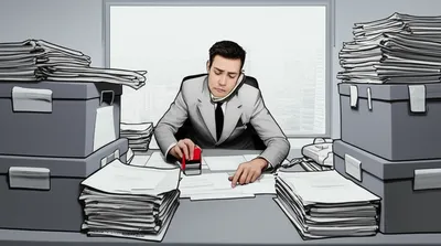 Illustration bureaucrat