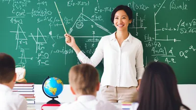 Illustration schoolteachers