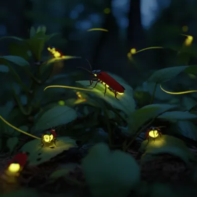 Illustration bioluminescence