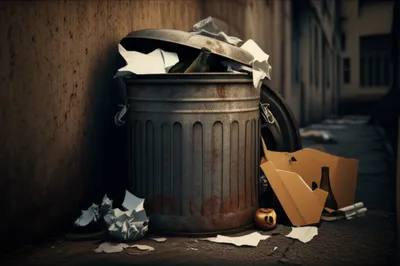 Illustration rubbish