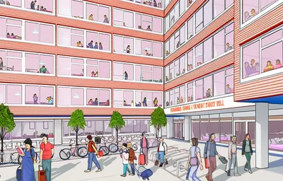 Illustration dorms - Image 1