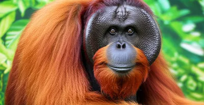 Illustration orangutan