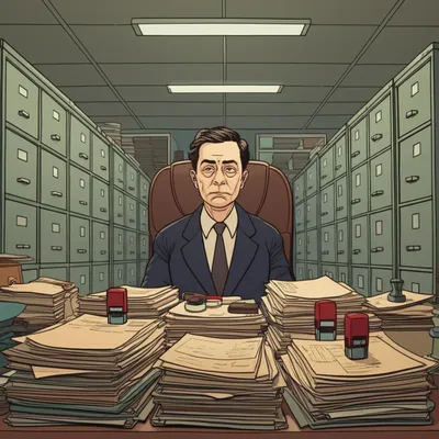 Illustration bureaucrats