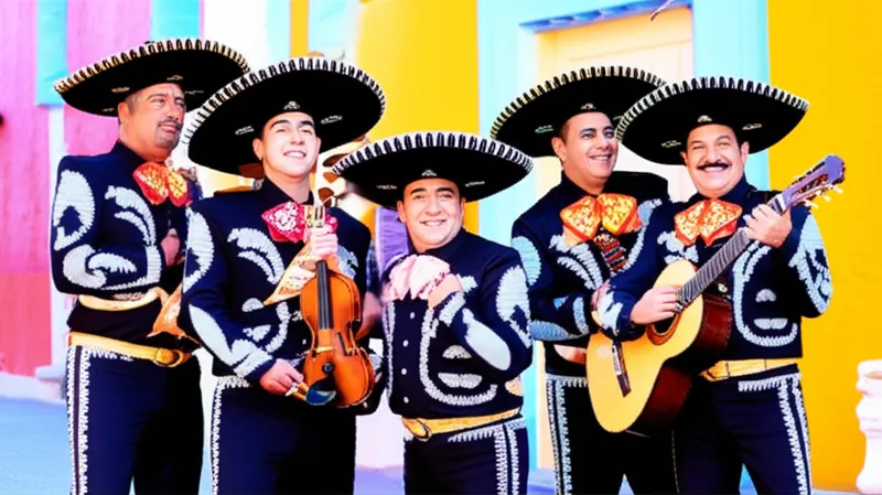 Ilustración visual de mariachis: Un miembro de tal grupo - Imagen 1